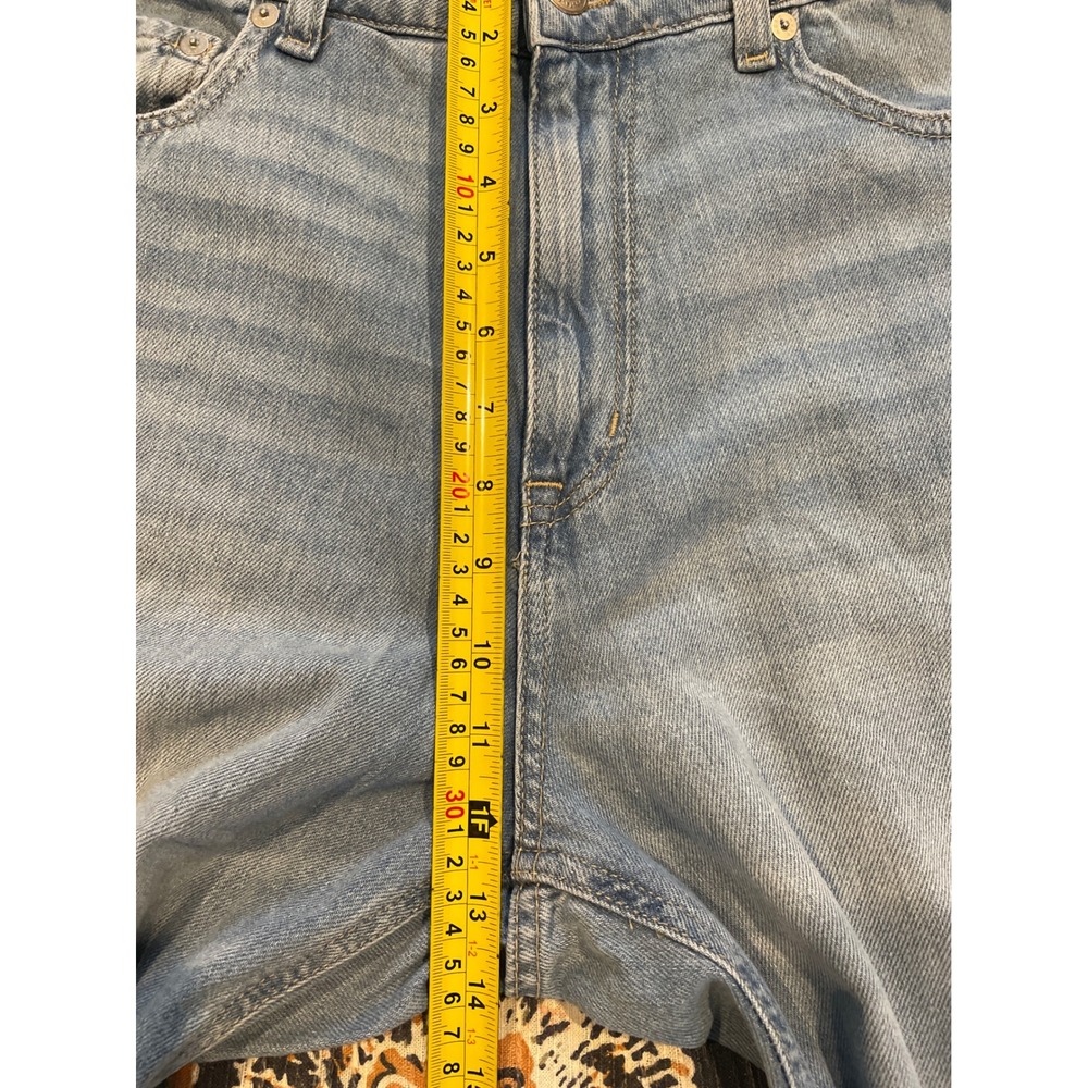 Aeropostale Jeans Women's 12 Blue New High Rise Wide Leg Non-Stretch Denim New - Picture 13 of 15